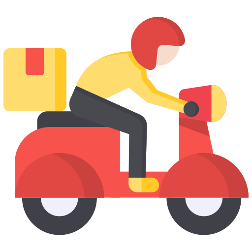 Delivery bike illustration